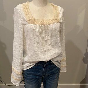 143 Story Square Neck Bell Sleeve Blouse